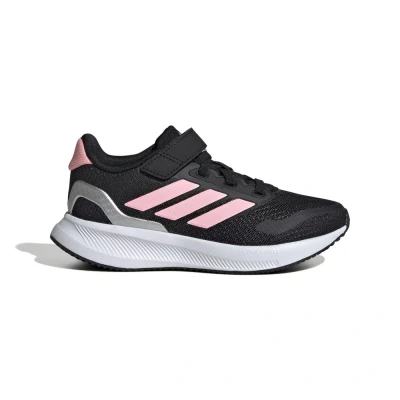 Imagine din adidas Performance Runfalcon 5 Pantofi de alergare pe asfalt core black pink spark silver metallic pentru copii, Mărime: 28.5Pantofi