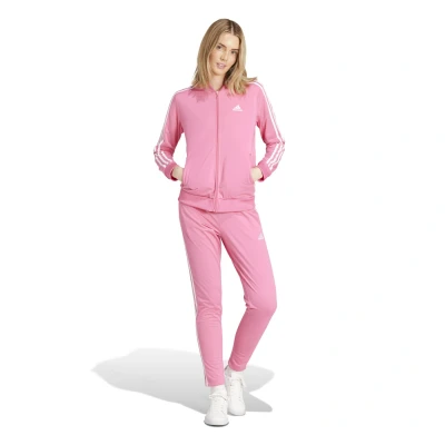 Imagine din adidas Sportswear Essentials Stripes Salopetă sport, Mărime: Medium, Pulse magenta/white