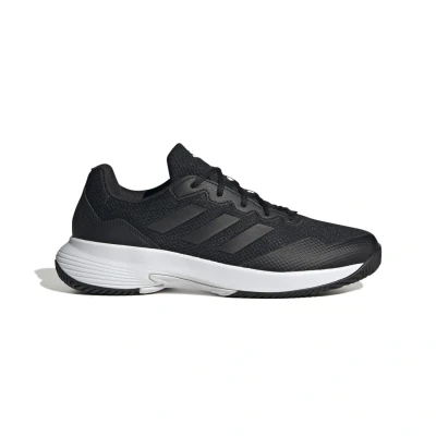 Imagine din adidas Performance Gamecourt 2 Pantofi de tenis pe zgură, Mărime: 39 1/3, Black/grey Material textil/material sintetic