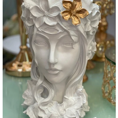 Imagine din Vaza Venus Flower Lady, Alb (Culoare: Alb)