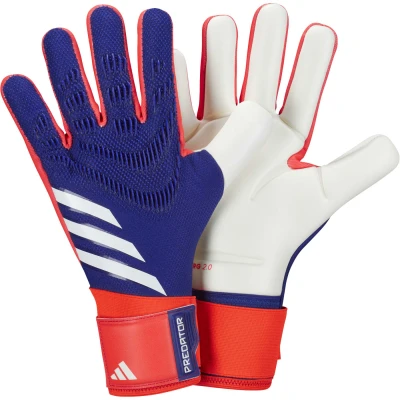Imagine din adidas Performance Predator Goalkeeper Gloves Unisex Mănuși portar, Mărime: 7, Lucid blue/solar red/white