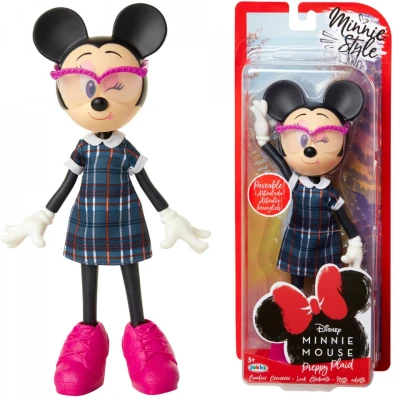 Imagine din Papusa Disney Minnie Mouse, Preppy Plaid, 24 cm