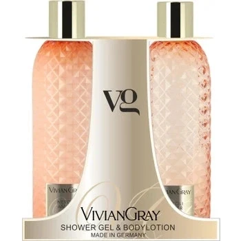 Imagine din Set cadou Vivian Gray Neroli &amp; Amber, Unisex, Gel de dus, 300 ml + Lotiune corp,