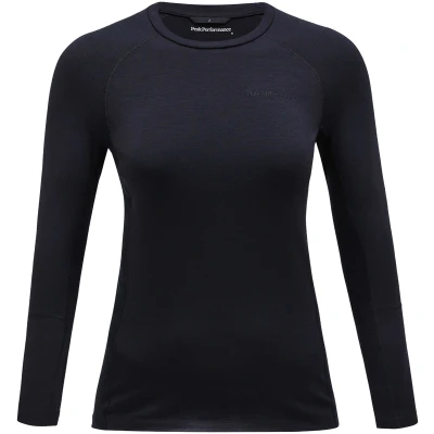Imagine din Peak Performance Magic CREW Bluză de corp, Mărime: Medium, Black