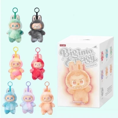 Imagine din Jucarie de Plus Labubu, Seria BigIntoEnergy, Generatia 3, Model Surpriza, 15 cm