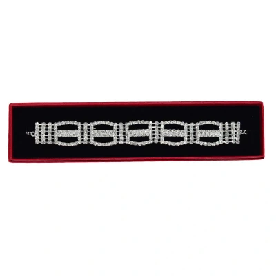 Imagine din Bratara Stania eleganta, cu pietre semipretioase, in cutie, pentru femei, argintiu, BS015