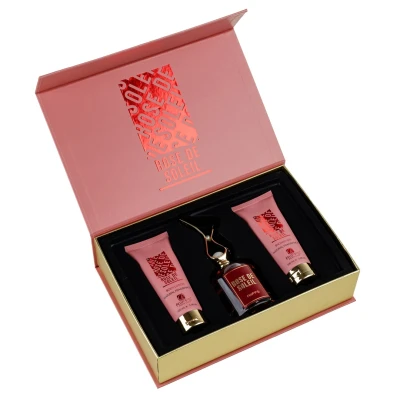 Imagine din Set cadou Riiffs Rose de Soleil, Femei, Apa Parfum 100, ml + Gel Dus Lotiune corp, 100 (Concentratie: Parfum)
