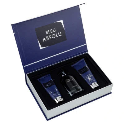 Imagine din Set cadou Bleu Absolu, Riiffs, Barbati Apa de Parfum, 100ml, Lotiune corp, 100 ml + Gel dus,