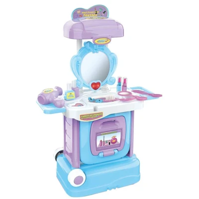 Imagine din Set Masa cu oglinda, accesorii si Troller, 2 in 1