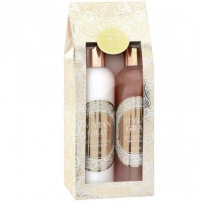 Imagine din Set cadou Vivian Gray Romance Vanilla &amp; Patchouli, Gel de dus, 250 ml + Lotiune corp,