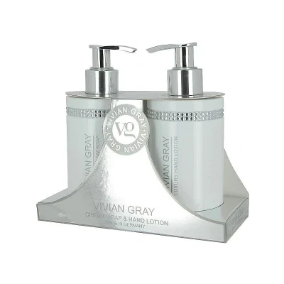 Imagine din Set cadou Vivian Gray White Crystals, Femei, Sapun lichid, 250 ml + Crema de maini,