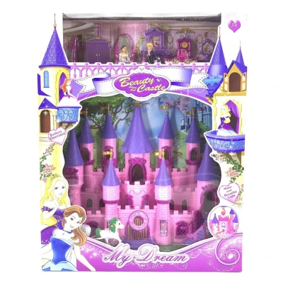 Imagine din Castel de jucarie cu figurine si mobilier, efecte sonore luminoase, My Dream Beauty